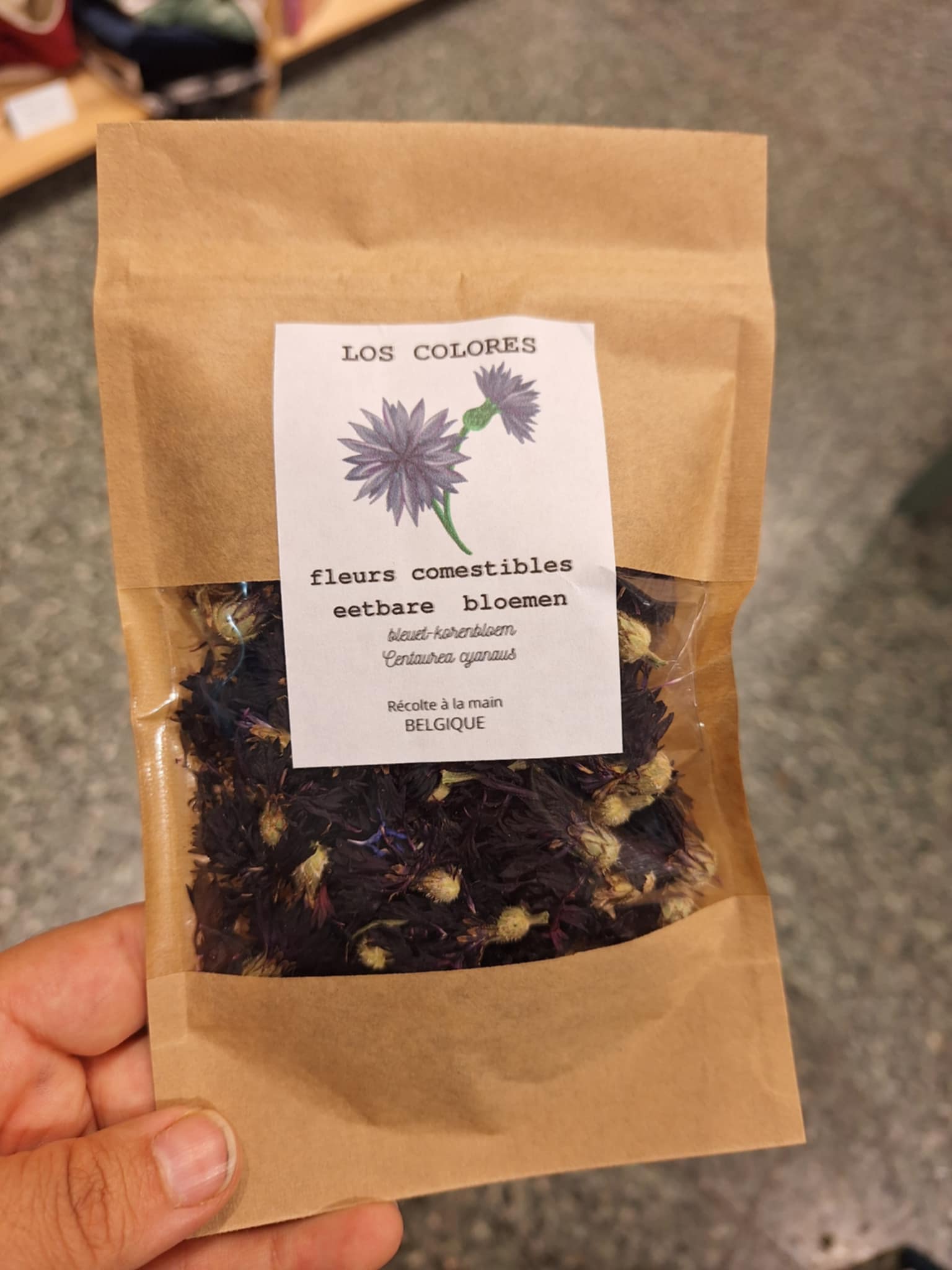 Fleurs comestibles- Bleuet Noir